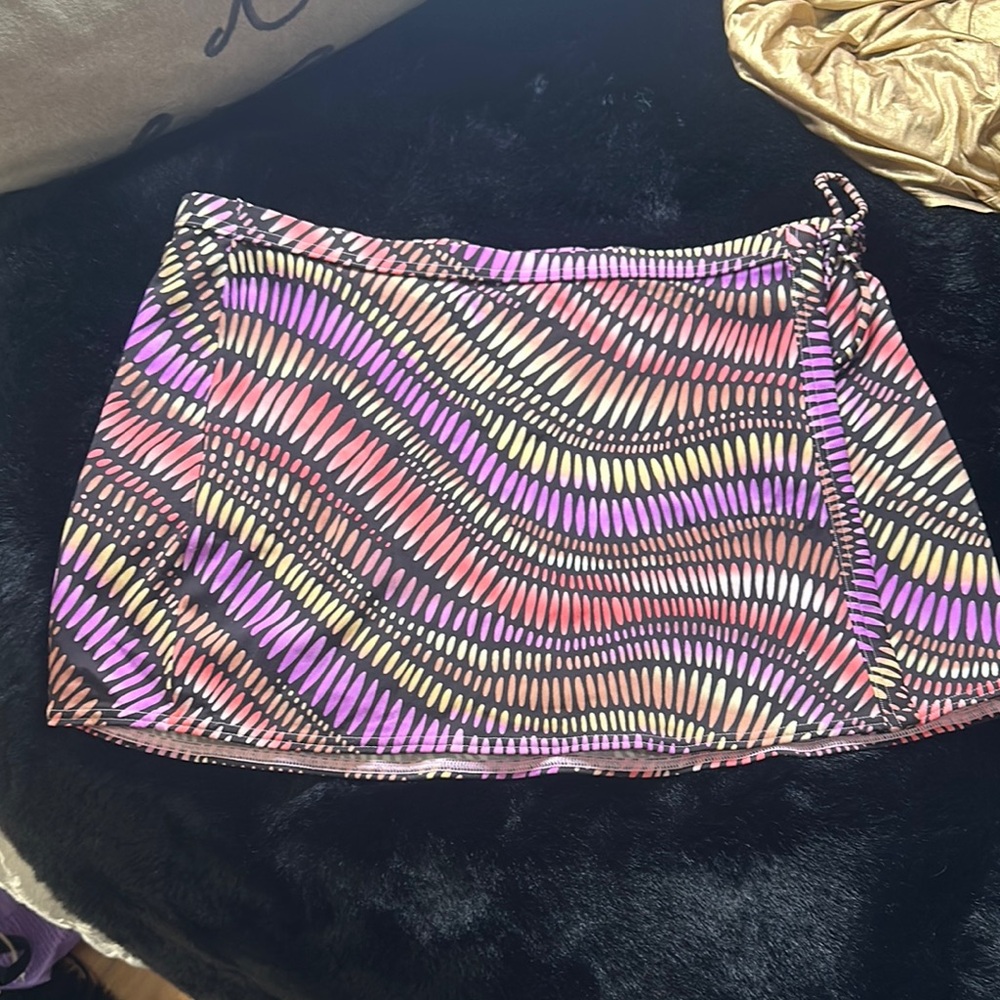 Victoria's Secret Pink and Purple Mini Skirt Resort